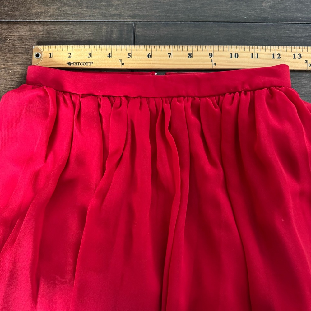 B. Darlin Red 2-Piece Embellished Prom Homecoming Formal Dress - Size 1/2 - Picture 11 of 13